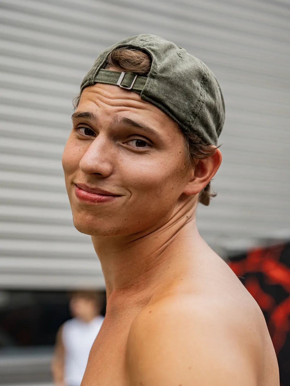 Porträt von Noah mit Cap